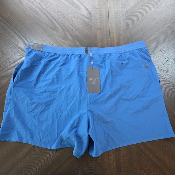 VRST Men's Relaxed Fit Running Shorts New XXL 5" Inseam Blue Tide Accelerate - Picture 5 of 13